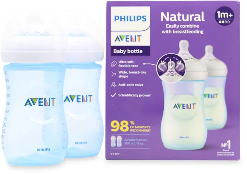 Avent 2baby bottle blue