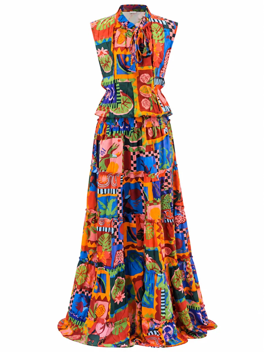 Msk Dress flowered dress