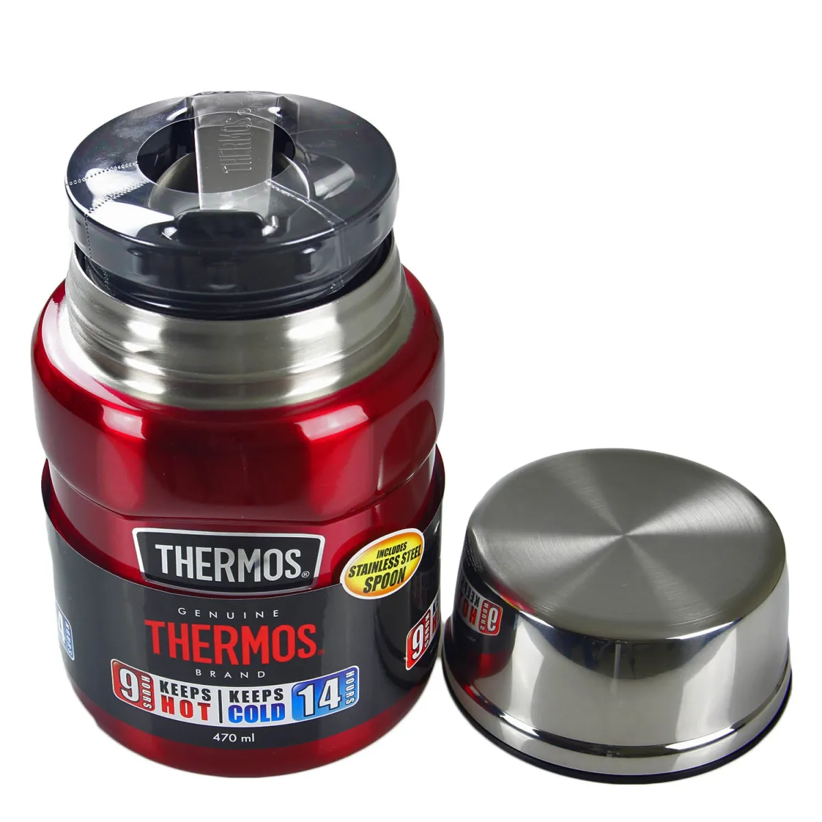THERMOS 470ml Food Flask(red)