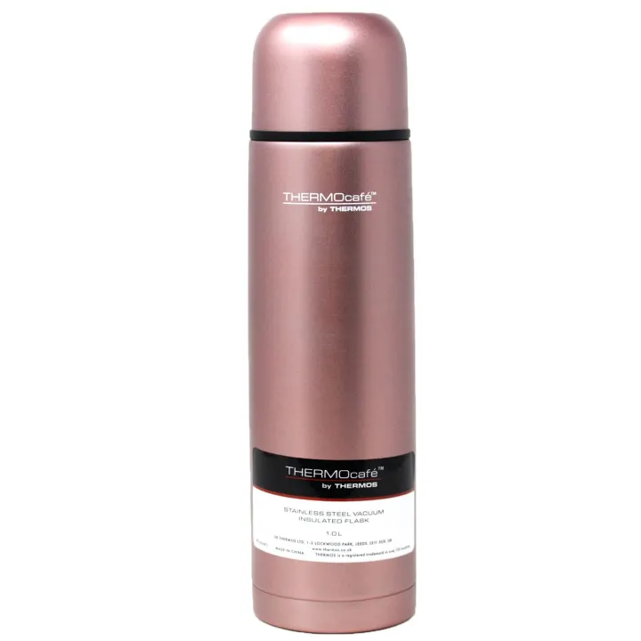 THERMOcafe by Thermos 1.0L Stainless Steel Flask (Rose Gold)