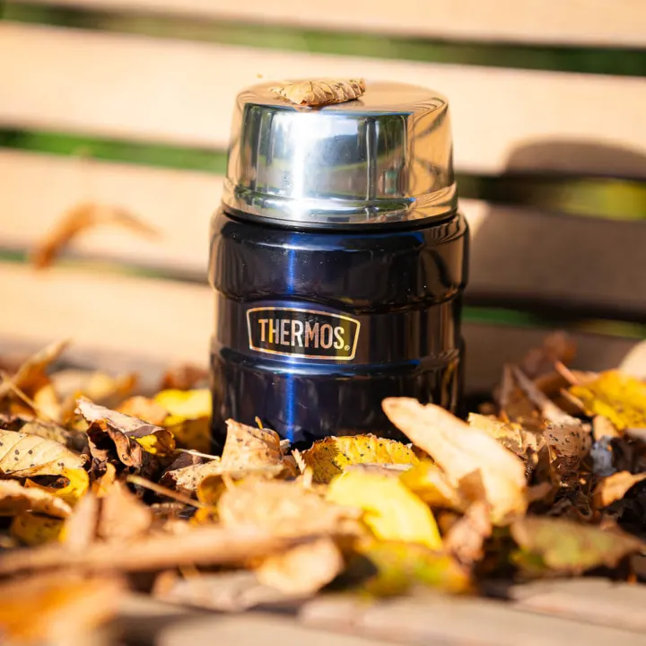 Thermos 470ml Food Flask(Deep blue)