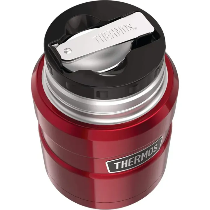 Thermos 710ml Stainless King Food Flask(red)