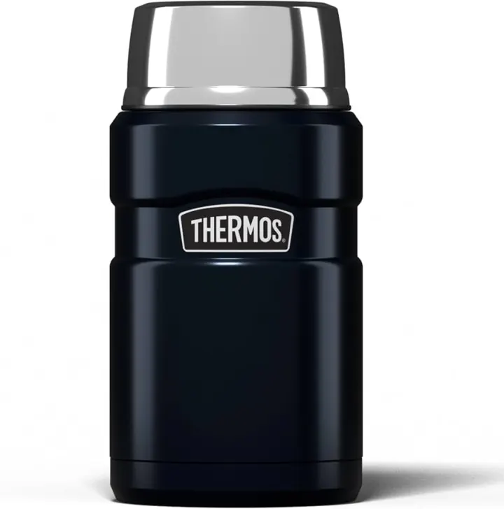Thermos 710ml Stainless King Food flask(deep blue)