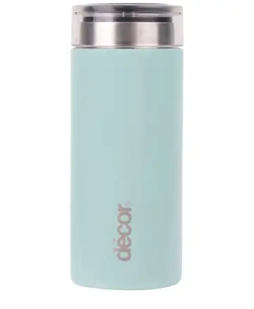 Decor 200ml insulated mini water flask (mint green)