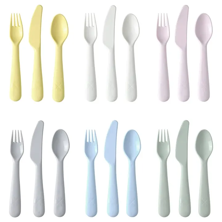 Kalas children mixed colours cutlery set (18 pieces)