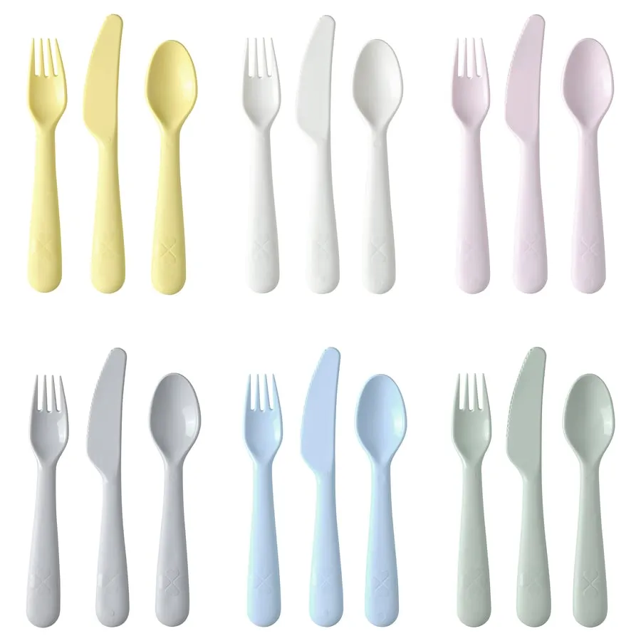 Kalas children mixed colours cutlery set (18 pieces)