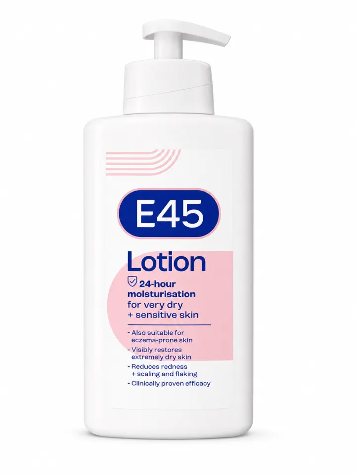 E45 lotion moisturisation
