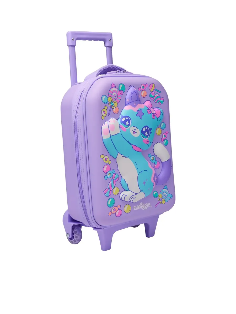 Smiggle junior hardtop trolley bag