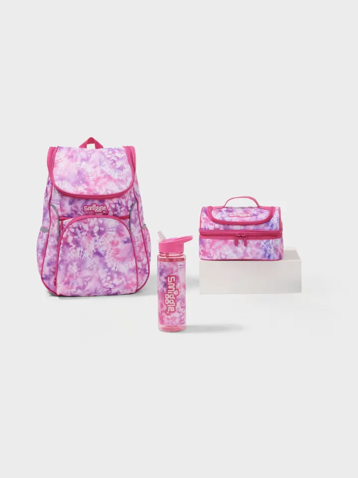 Smiggle pink Addire backpack (3pcs)