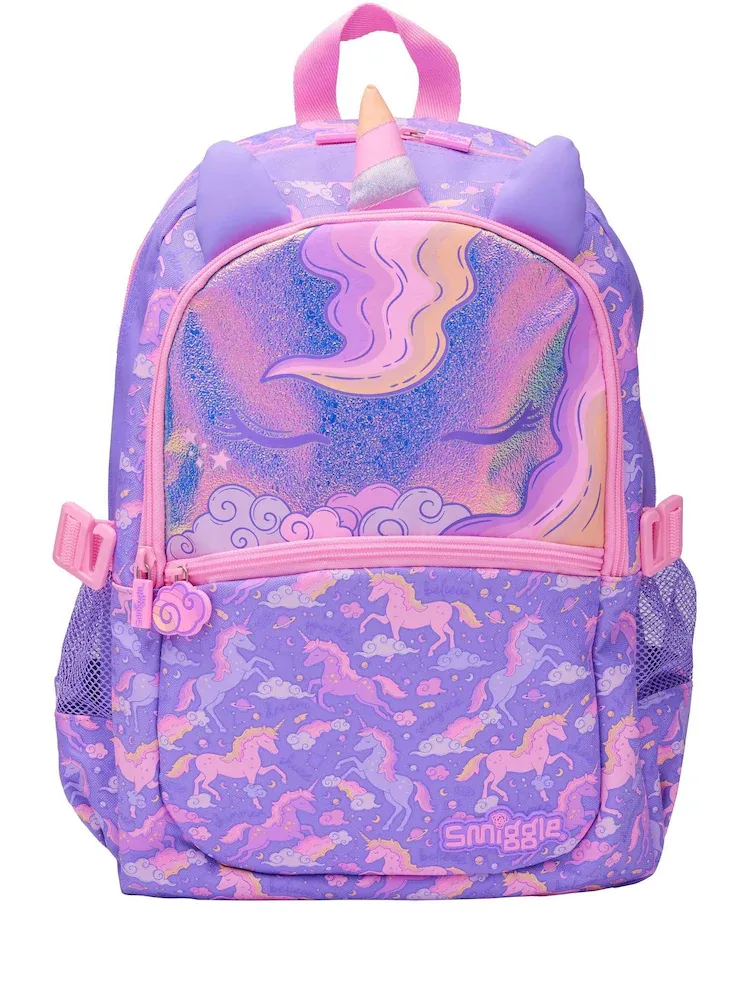 Smiggle eclipse (4pcs)backpack (pink)