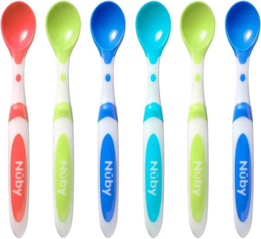 Nuby 6 Piece Weaning Spoons (4month+)