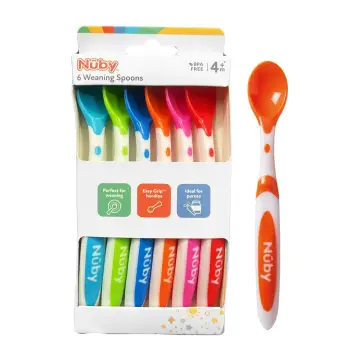 Nuby 6 Piece Weaning Spoons (4month+)