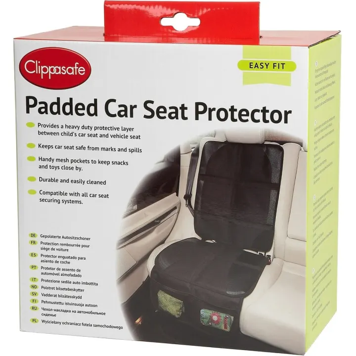 Clippsafe padded car seat protector