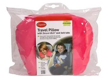 Clippasafe Kids Travel Pillow 3-8+ (pink)
