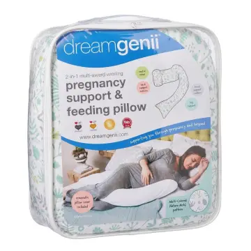 Dreamgenii 2in1 pregnancy support & feeding pillow