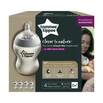 Tommee Tippee Closer to Nature Baby Bottle(4pieces)