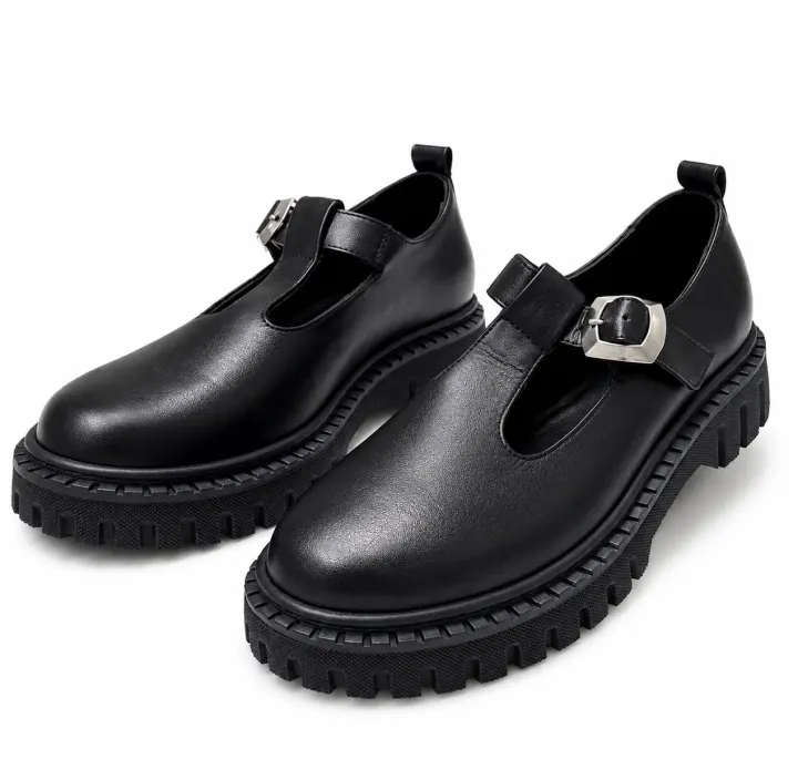 K Paffi girls Mocasen leather sch sh