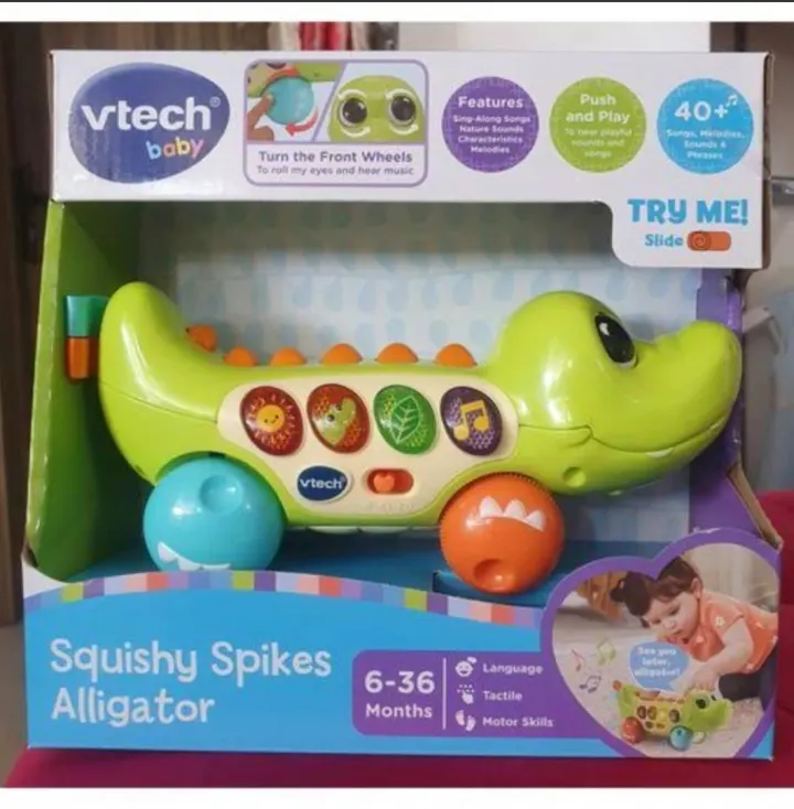Vtech Squishy spikes Alligator