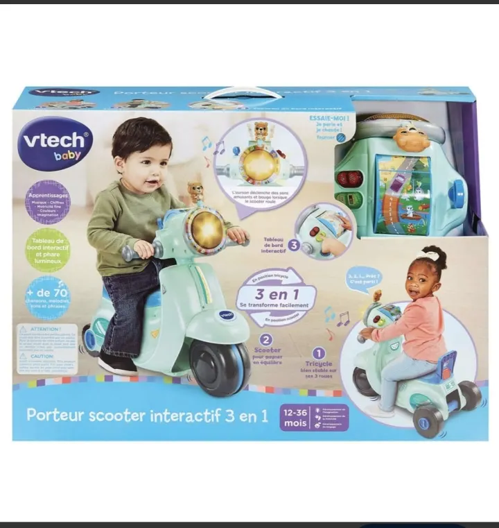 Vtech 2 in 1 rider scooter