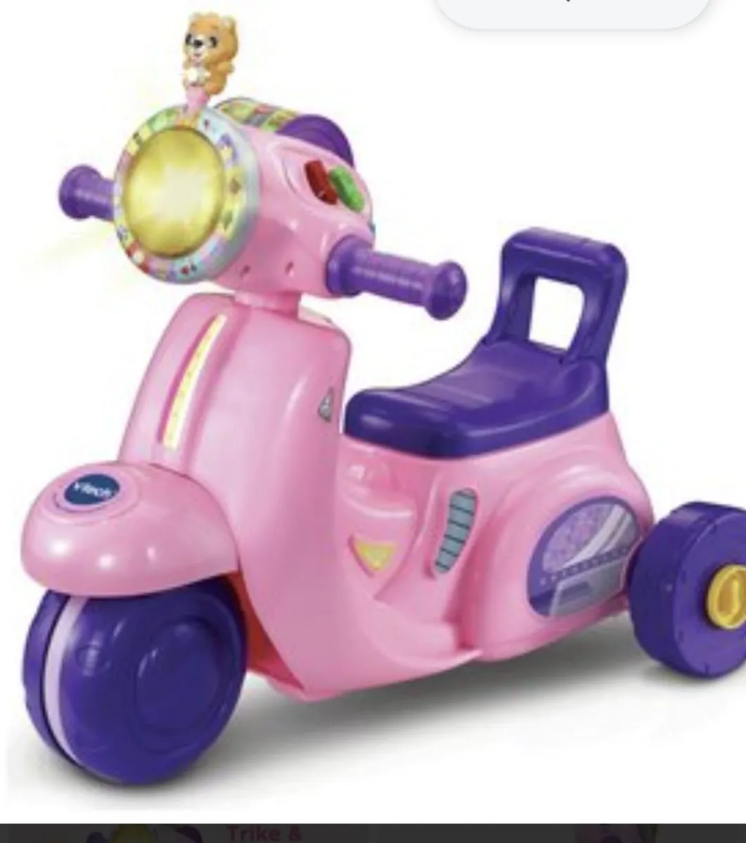 Vtech 2 in 1 rider scooter pink