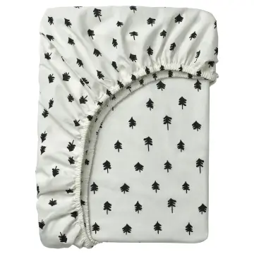 Gronfink fitted sheet for cot tree pattern