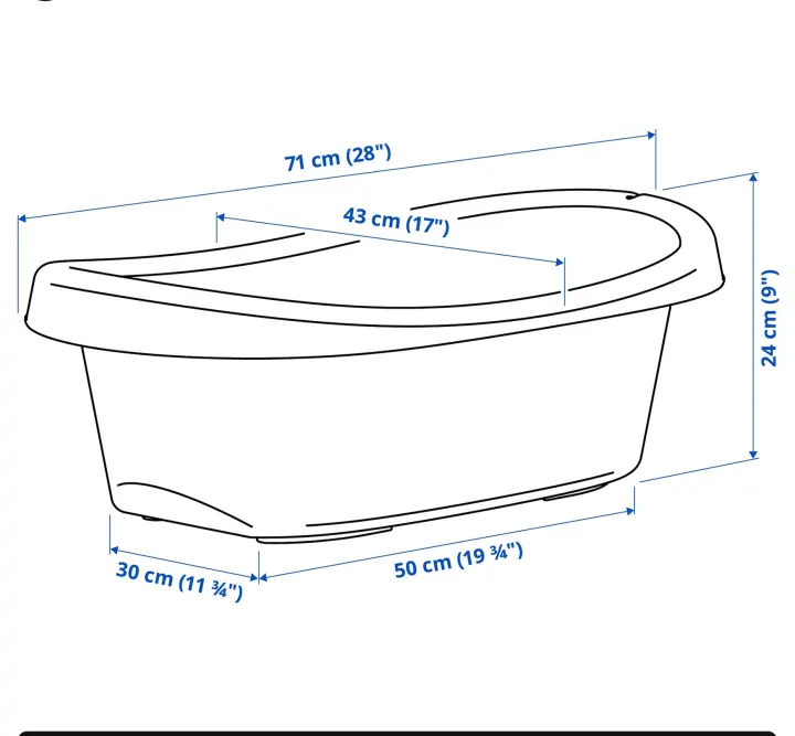 Lattsam baby BathTub