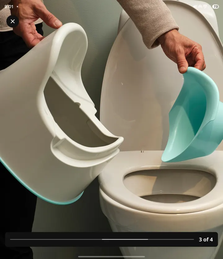 LOCKIG childrens potty white