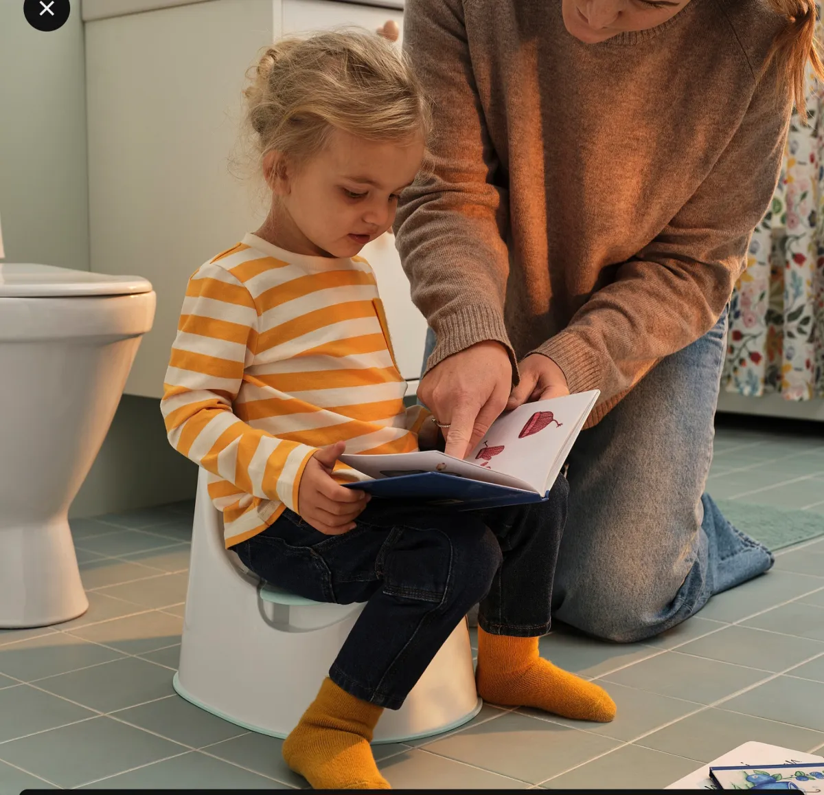 LOCKIG childrens potty white