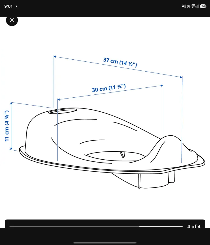 Tossig Toilet Seat Support for Kids